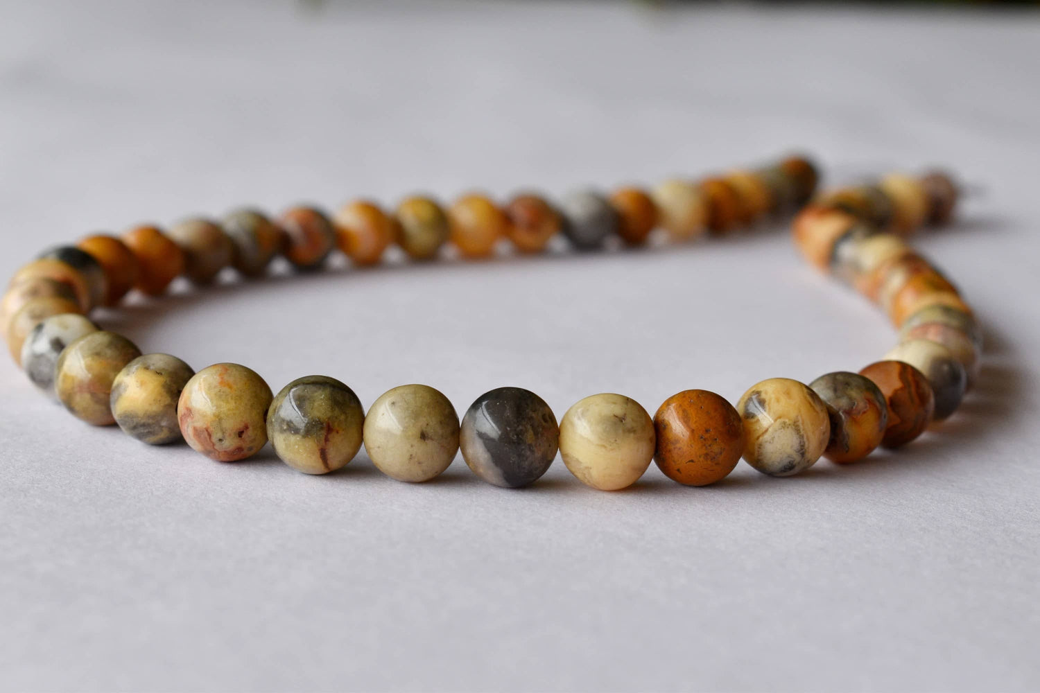 Crazy Lace Agate Beads, Natural Round Crystal Beads 4mm to 12mm  DestGlow