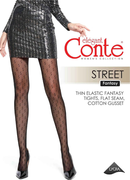 Fantasy Tights Conte Street - Triple Dot Pattern
