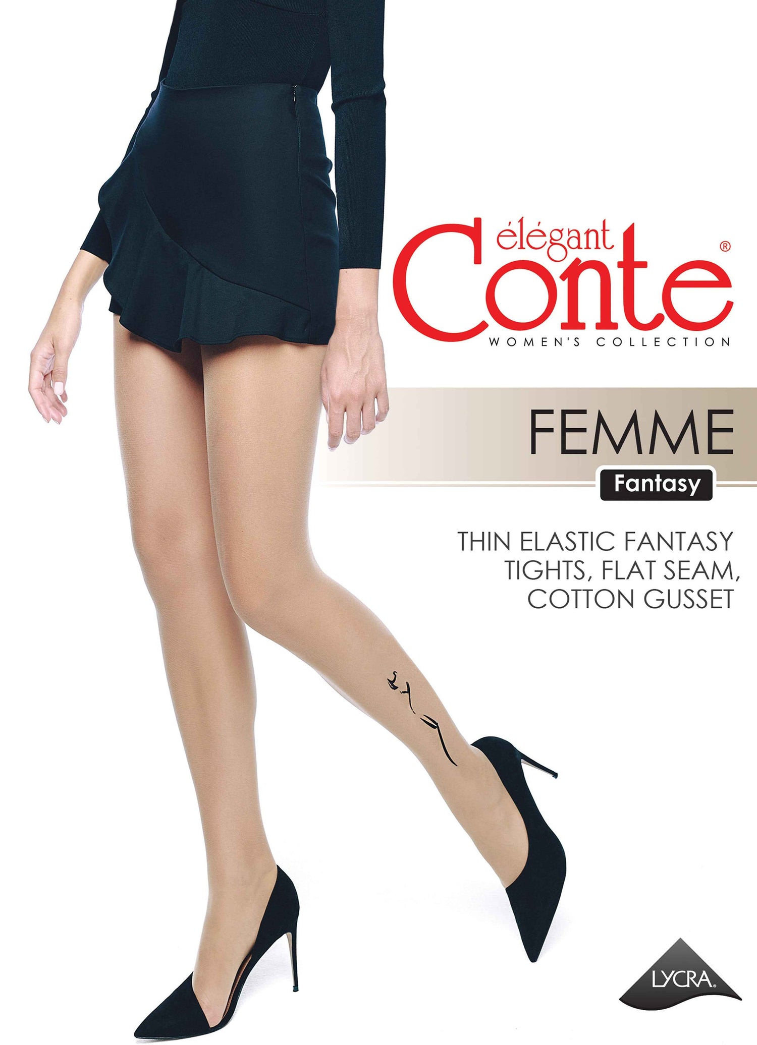 Fantasy Tights Conte Femme - Tattoo Design