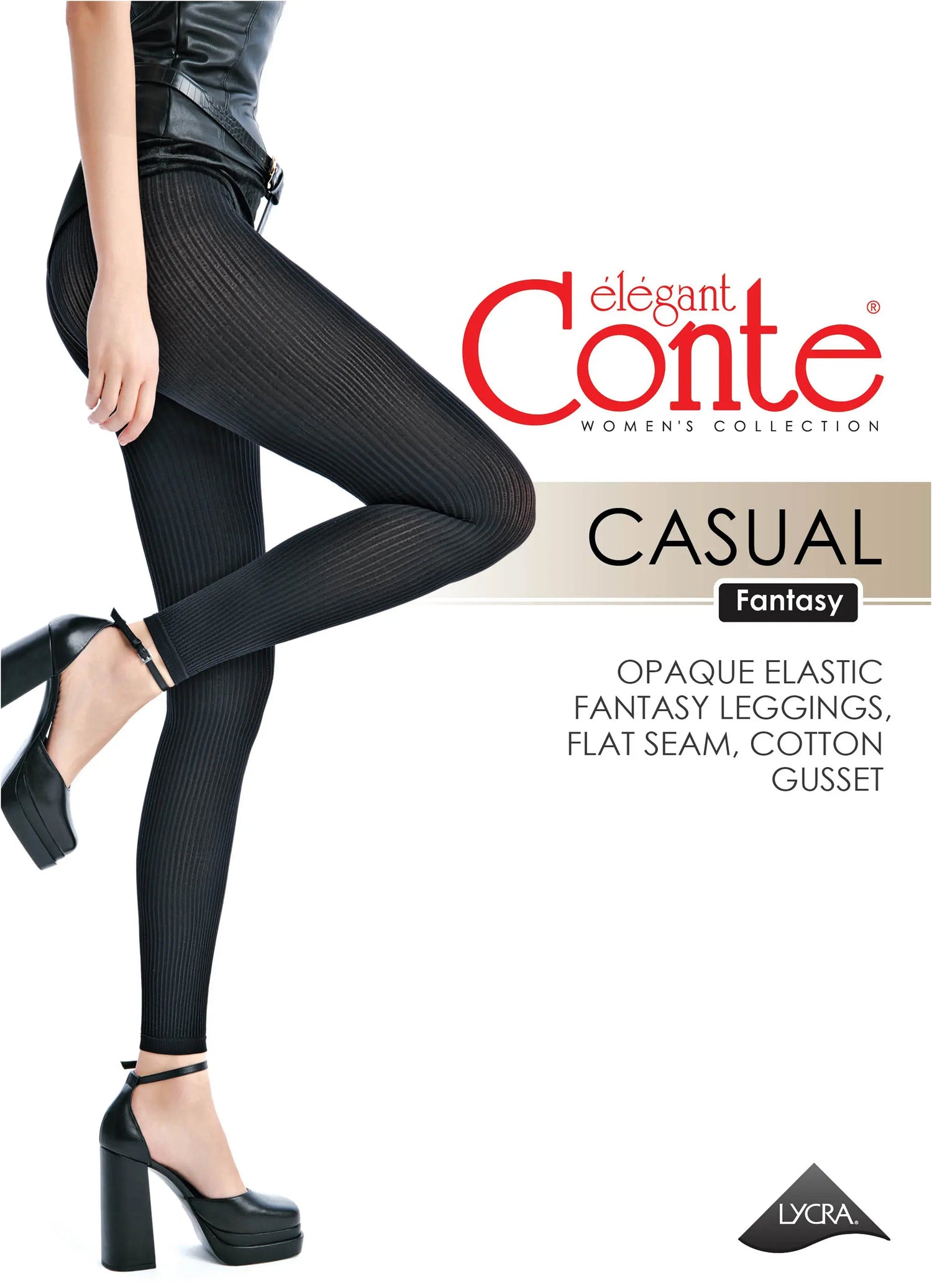 Fantasy Leggings Conte Casual 100 Den - Matte Finish by TheRanok.com