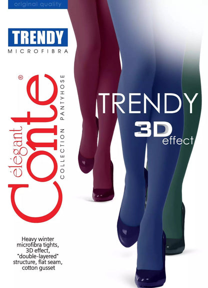 Tights Conte Trendy Melange 60 Den - Dense melange