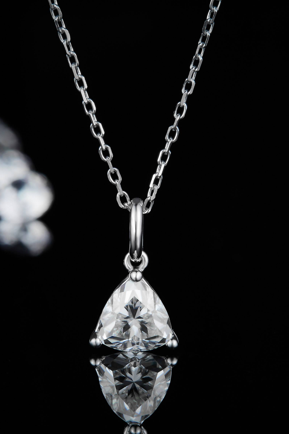 1 Carat Sparkala™ Pendant Platinum-Plated 925 Sterling Silver Necklace by Sparkala