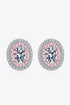Platinum-Plated Sparkala™ Stud Earrings - DestGlow