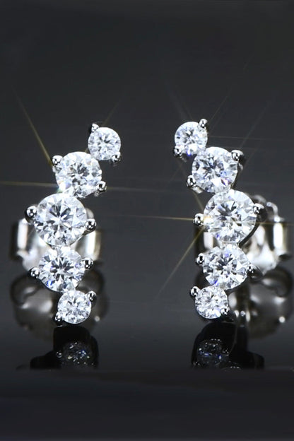 All You Need Sparkala™ Platinum-Plated Earrings - DestGlow