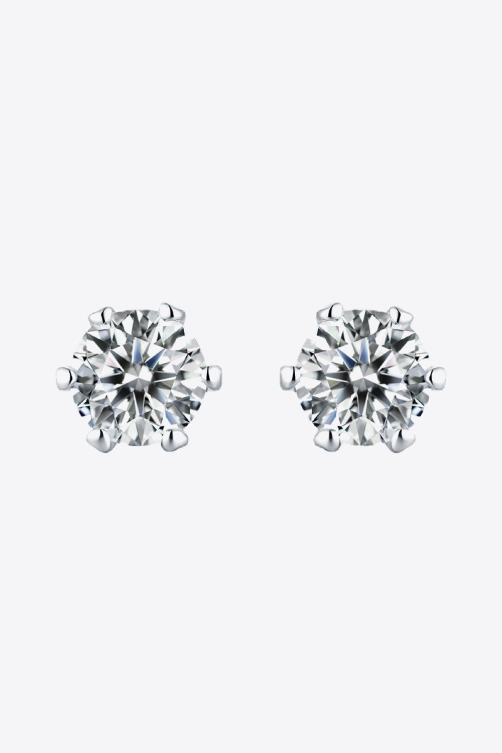 Good Days Ahead Sparkala™ Stud Earrings (Platinum-Plated Fine Silver) - DestGlow