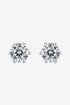 Good Days Ahead Sparkala™ Stud Earrings (Platinum-Plated Fine Silver) - DestGlow