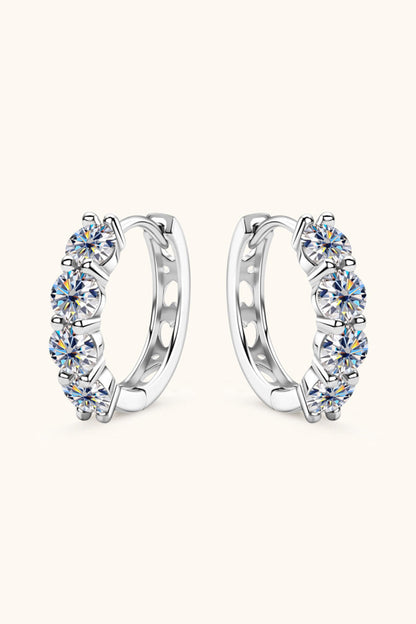 2.4 Carat Sparkala™ Huggie Earrings - DestGlow