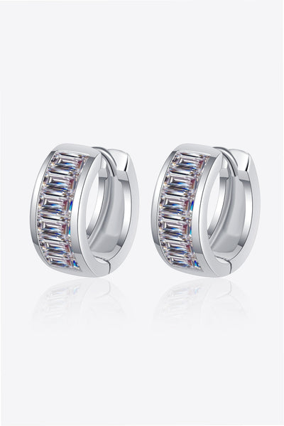 1.8 Carat Sparkala™ 925 Sterling Silver Huggie Earrings - DestGlow