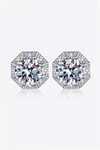 2 Carat Sparkala™ 925 Sterling Silver Stud Earrings - DestGlow