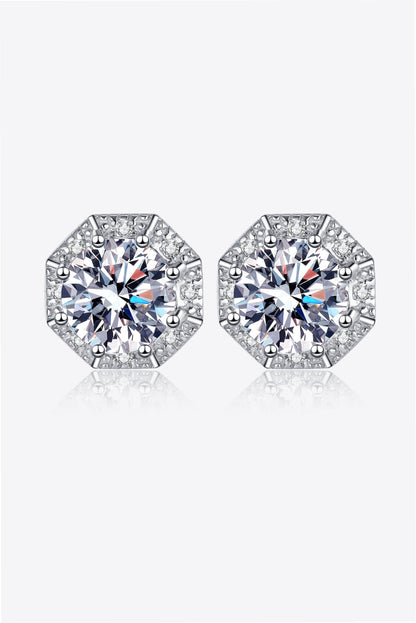 2 Carat Sparkala™ 925 Sterling Silver Stud Earrings - DestGlow