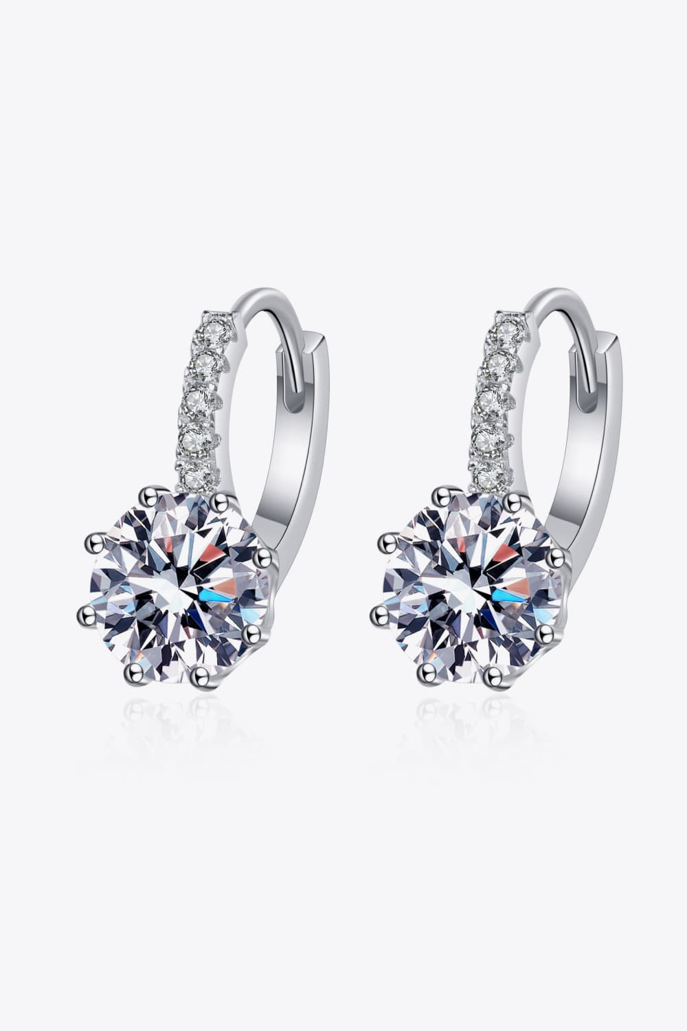 4 Carat Sparkala™ 925 Sterling Silver Earrings - DestGlow