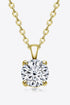 1 Carat Sparkala™ Chain-Link Necklace (Platinum-Plated Fine Silver) - DestGlow
