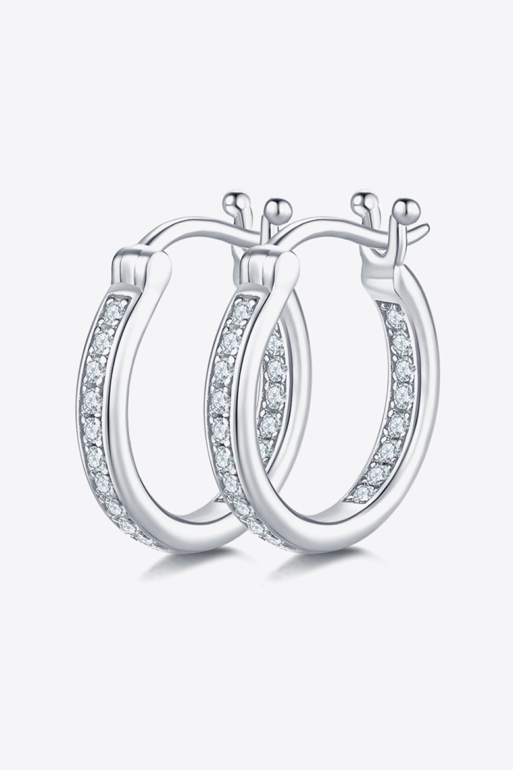 Adored Sparkala™ Platinum-Plated 925 Sterling Silver Earrings - DestGlow