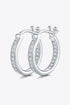 Adored Sparkala™ Platinum-Plated 925 Sterling Silver Earrings - DestGlow