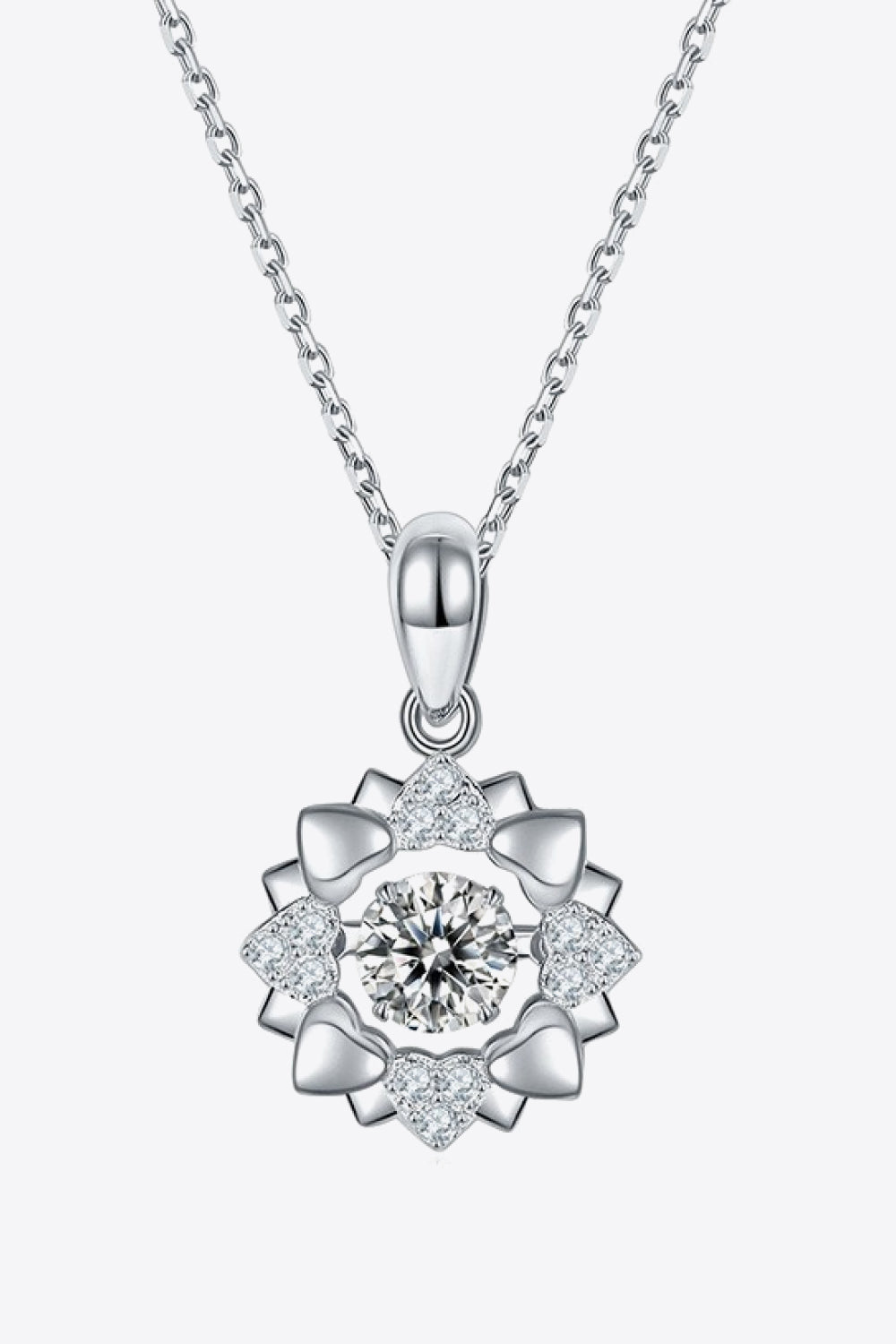 Sparkala™ Flower Shape Pendant Necklace - DestGlow