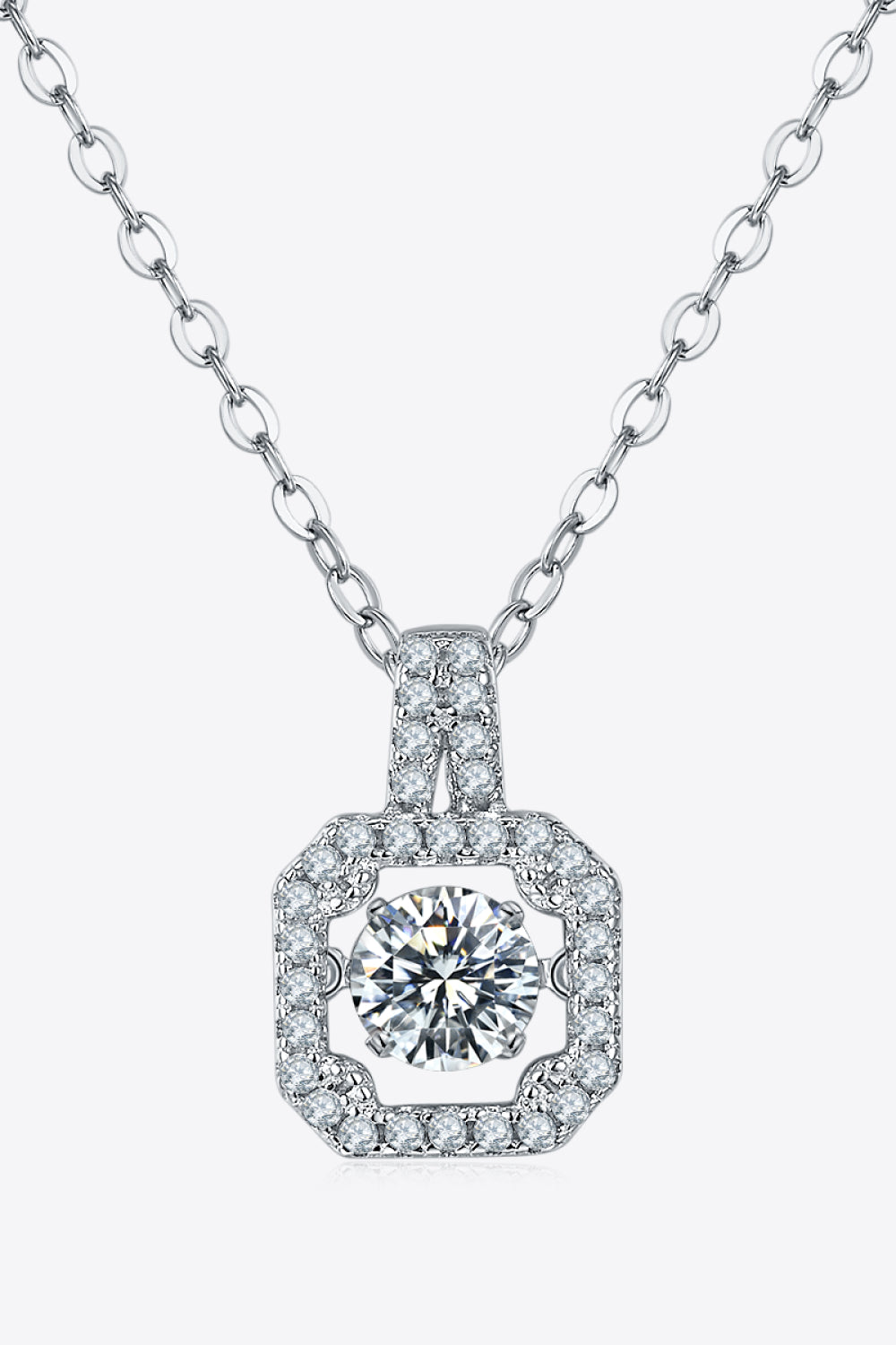 Adored Sparkala™ Platinum-Plated 925 Sterling Silver Necklace - DestGlow
