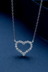Adored Sparkala™ Platinum-Plated Heart Necklace - DestGlow