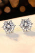 Stuck On You 4 Carat Sparkala™ Stud Earrings (Platinum-Plated Fine Silver) - DestGlow