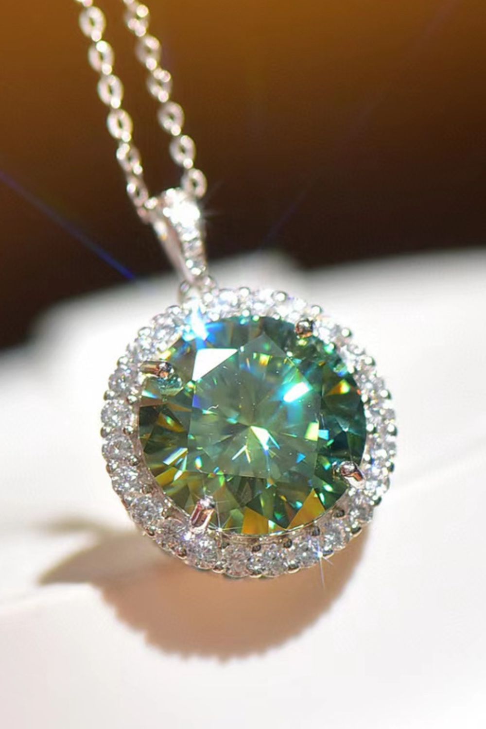 10 Carat Sparkala™ Pendant Platinum-Plated Necklace - DestGlow