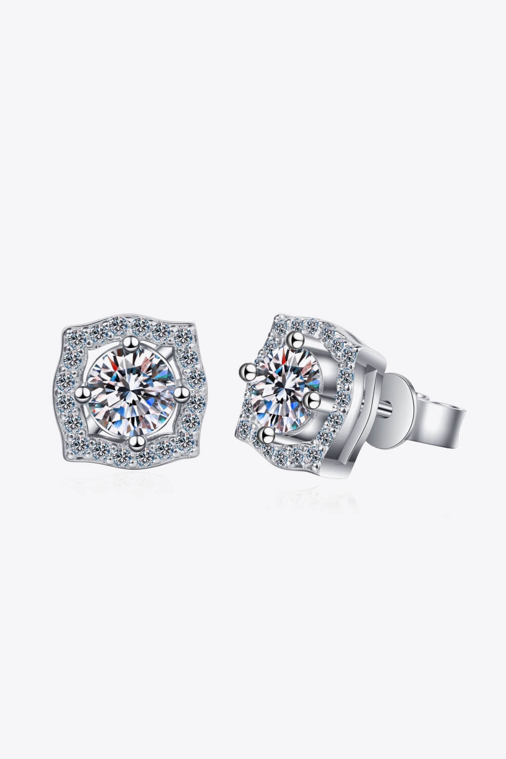 1 Carat Sparkala™ Geometric Stud Earrings - DestGlow