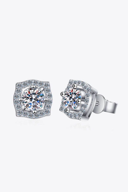 1 Carat Sparkala™ Geometric Stud Earrings - DestGlow