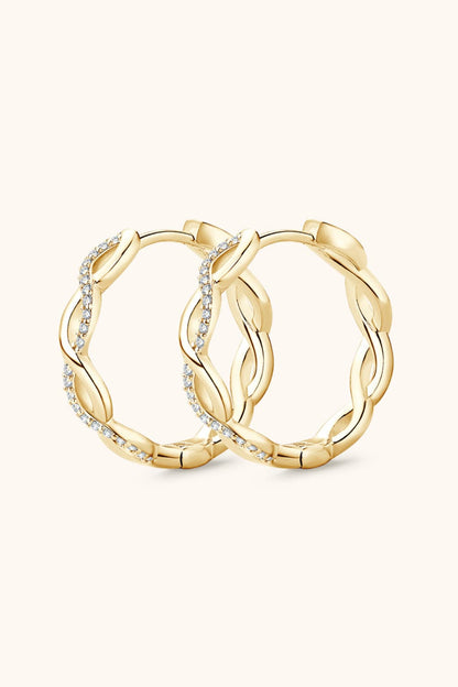 Sparkala™ Crisscross Hoop Earrings by Sparkala