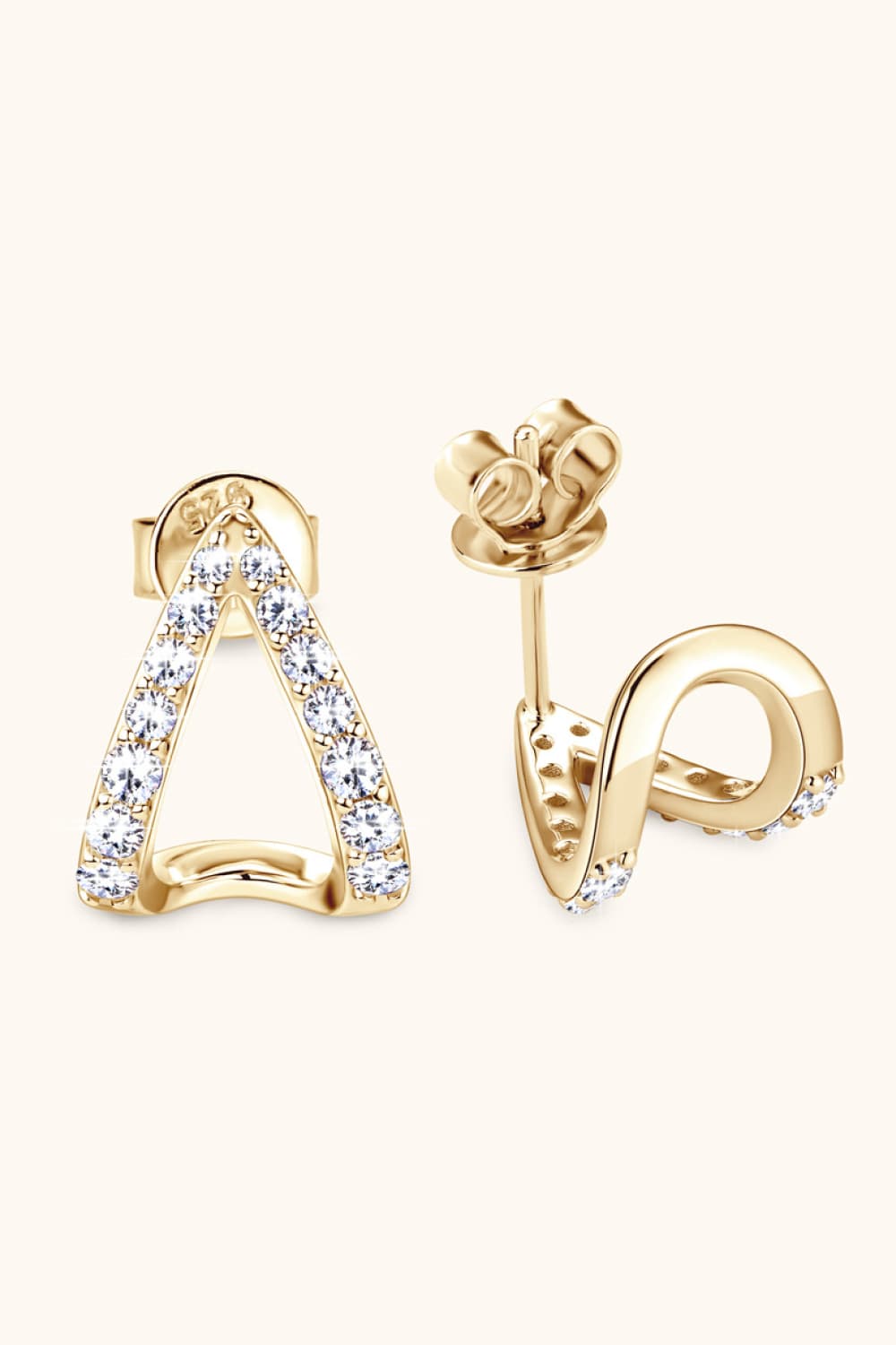 Sparkala™ Minimalist Platinum-Plated 925 Sterling Silver Earrings - DestGlow