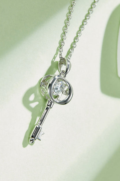 Adored Sparkala™ Key Pendant Necklace - DestGlow