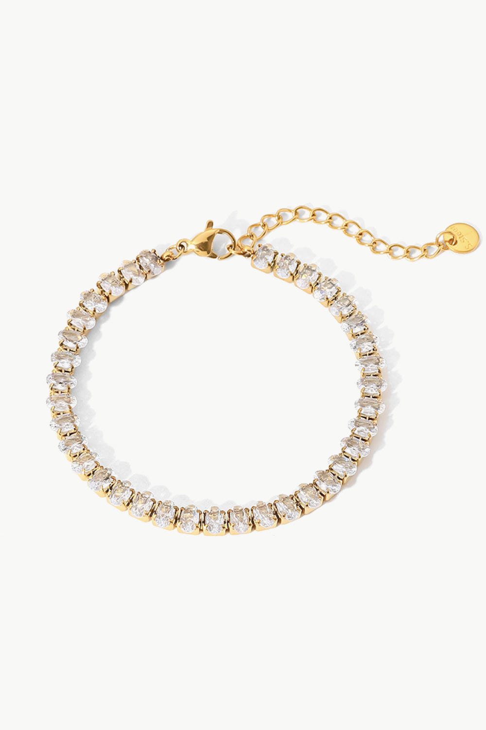 Inlaid Zircon 18K Gold Plated Bracelet - DestGlow