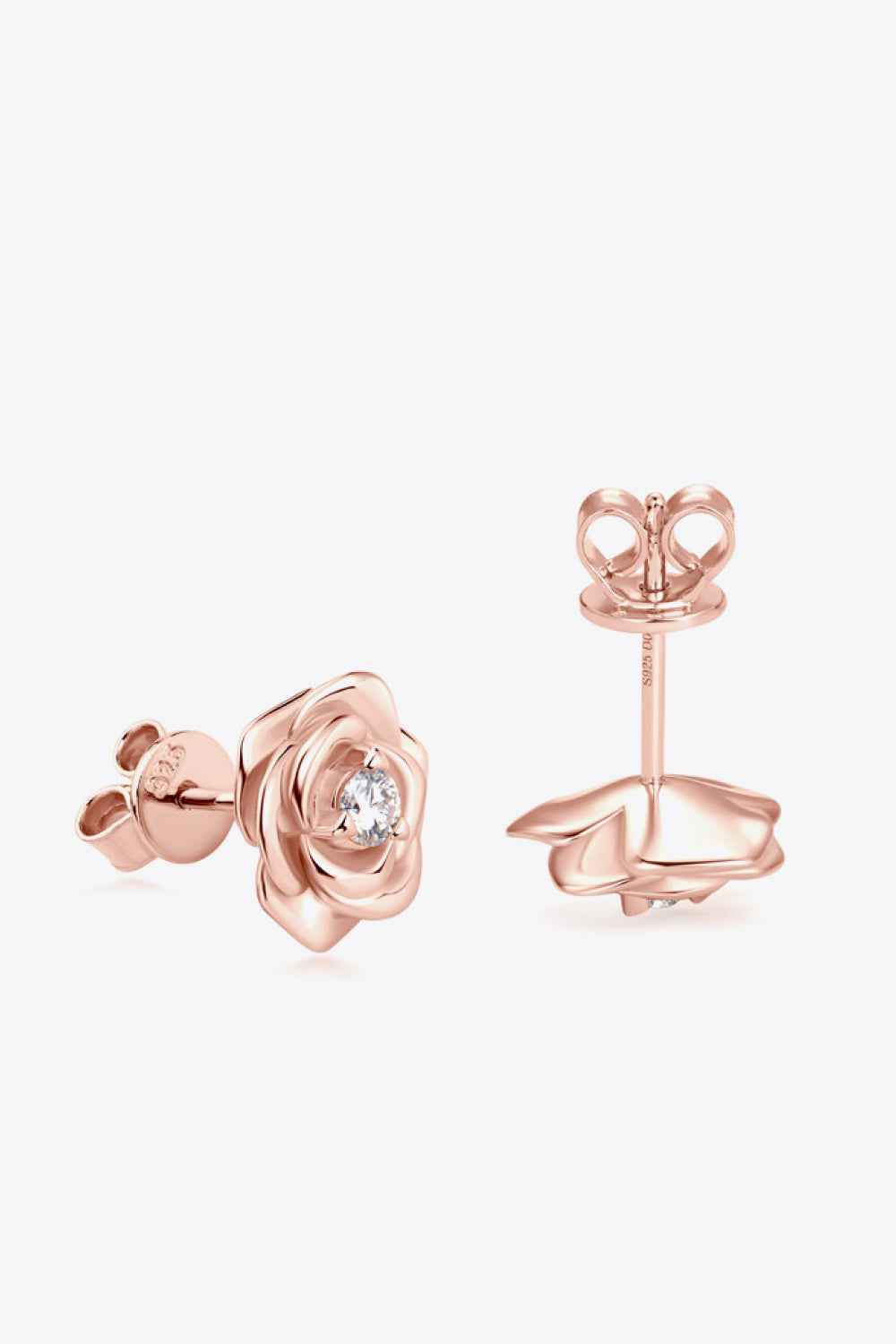 Adored Sparkala™ Flower 925 Sterling Silver Earrings (Platinum-Plated Fine Silver)