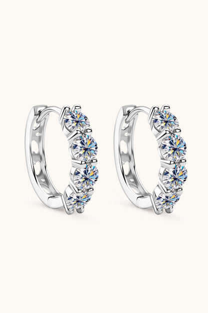 2.4 Carat Sparkala™ Huggie Earrings - DestGlow