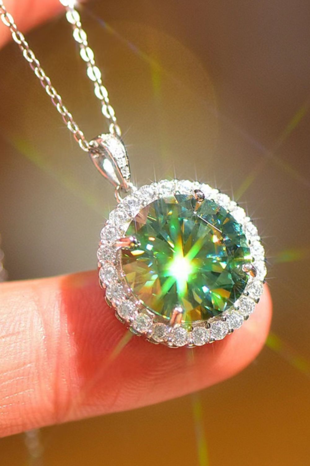 10 Carat Sparkala™ Pendant Platinum-Plated Necklace - DestGlow