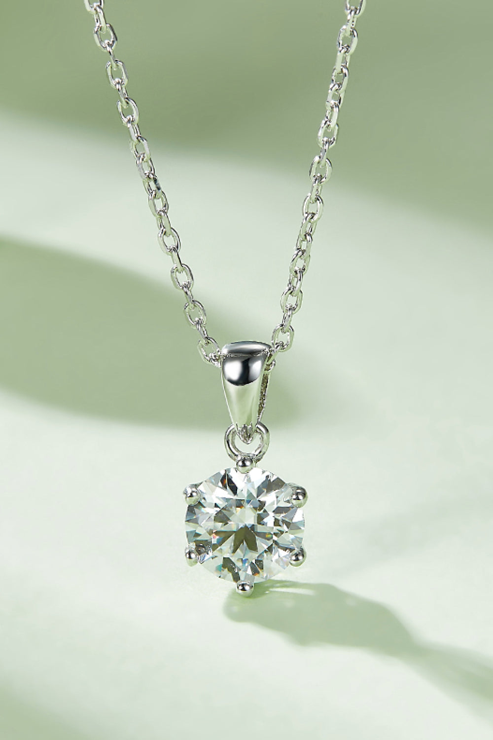 1 Carat Sparkala™ Platinum-Plated 925 Sterling Silver Necklace - DestGlow