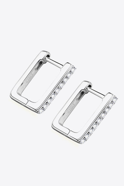 Sparkala™ Geometric Platinum-Plated 925 Sterling Silver Earrings - DestGlow