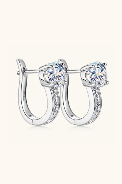 2 Carat Sparkala™ Platinum-Plated 925 Sterling Silver Earrings - DestGlow