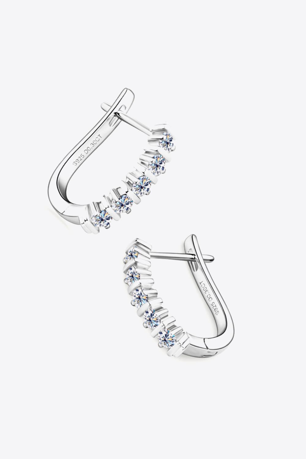 Sparkala™ Platinum-Plated 925 Sterling Silver Earrings by Sparkala