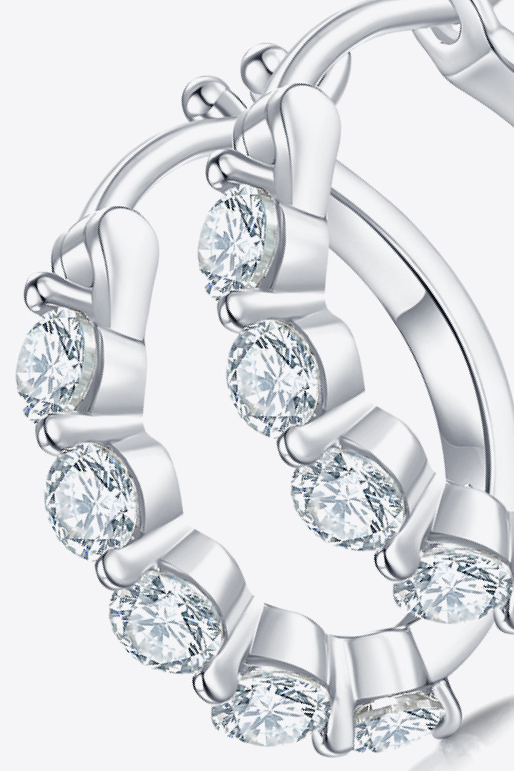 Adored 1 Carat Sparkala™ Platinum-Plated 925 Sterling Silver Earrings - DestGlow