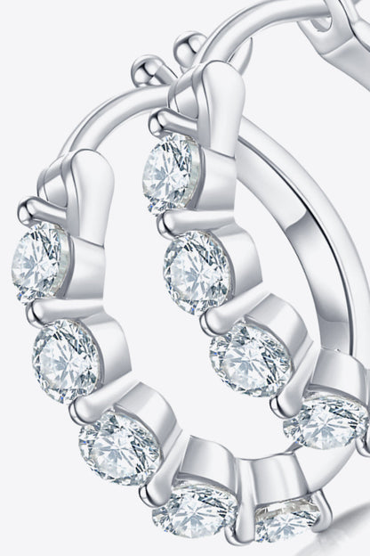 Adored 1 Carat Sparkala™ Platinum-Plated 925 Sterling Silver Earrings - DestGlow