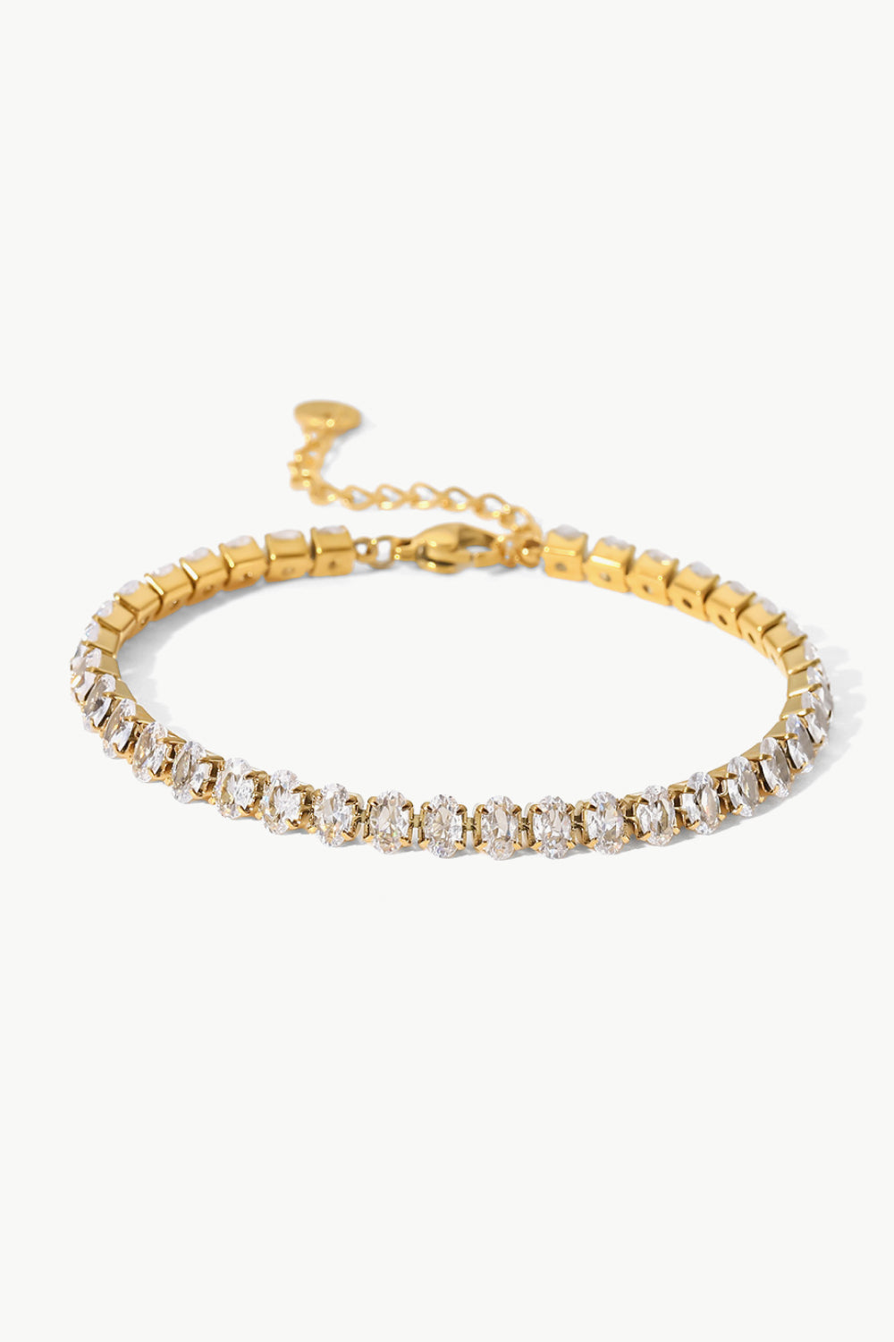 Inlaid Zircon 18K Gold Plated Bracelet - DestGlow
