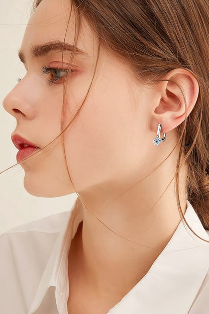 2 Carat Sparkala™ Platinum-Plated 925 Sterling Silver Earrings - DestGlow