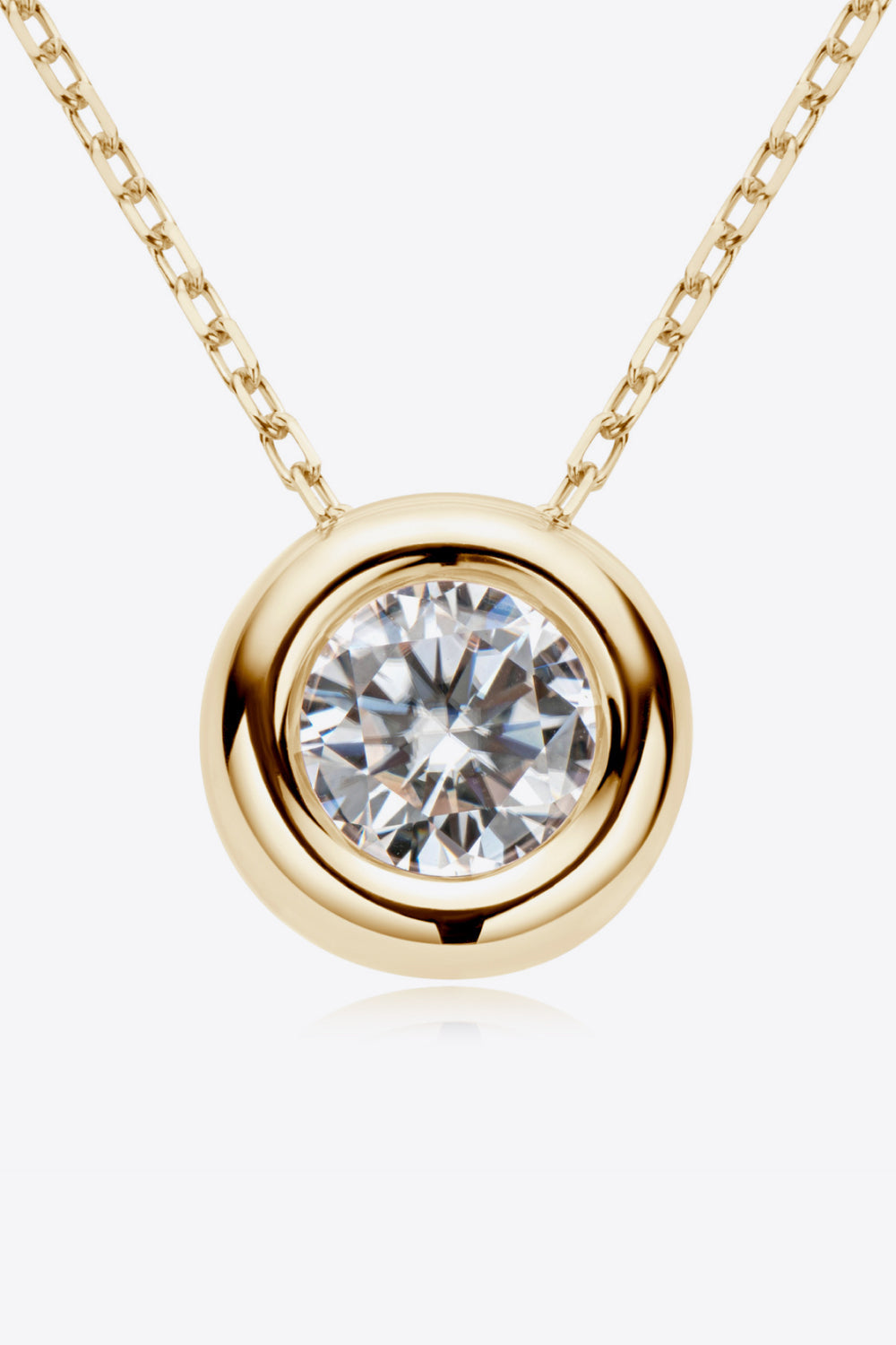 Adored 1 Carat Sparkala™ Pendant 925 Sterling Silver Necklace (Platinum-Plated Fine Silver) - DestGlow