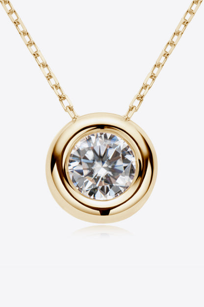Adored 1 Carat Sparkala™ Pendant 925 Sterling Silver Necklace (Platinum-Plated Fine Silver) - DestGlow