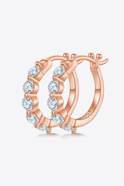 Adored 1 Carat Sparkala™ Platinum-Plated 925 Sterling Silver Earrings - DestGlow