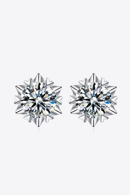 Stuck On You 4 Carat Sparkala™ Stud Earrings (Platinum-Plated Fine Silver) - DestGlow