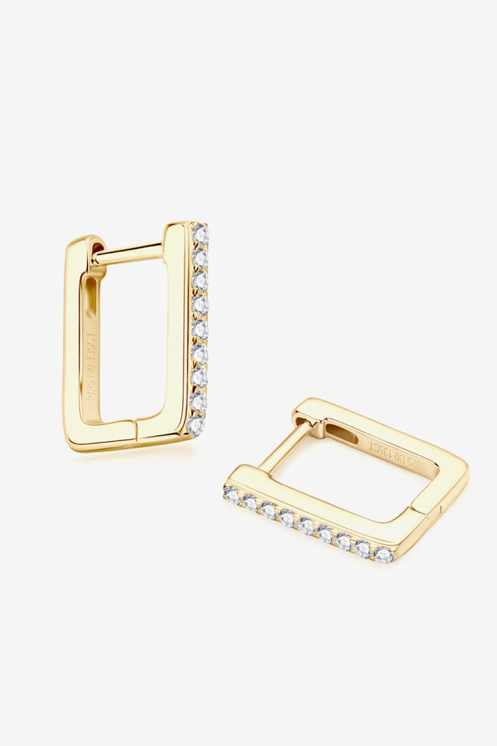 Sparkala™ Geometric Platinum-Plated 925 Sterling Silver Earrings - DestGlow