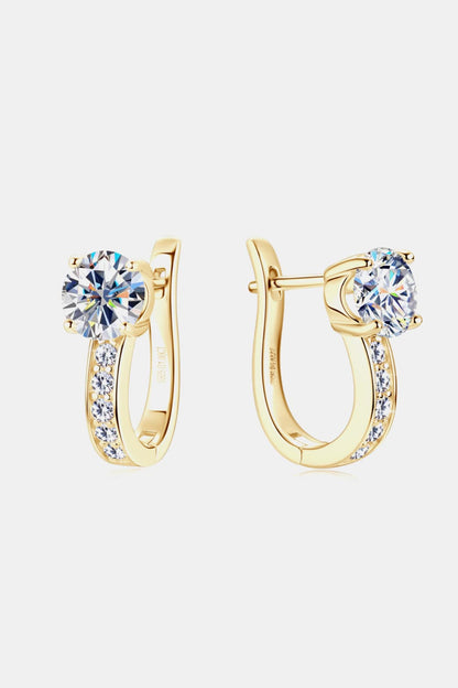 2 Carat Sparkala™ Platinum-Plated 925 Sterling Silver Earrings - DestGlow