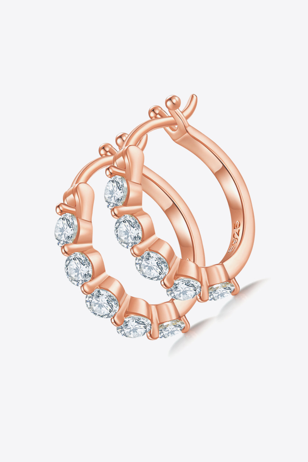 Adored 1 Carat Sparkala™ Platinum-Plated 925 Sterling Silver Earrings - DestGlow