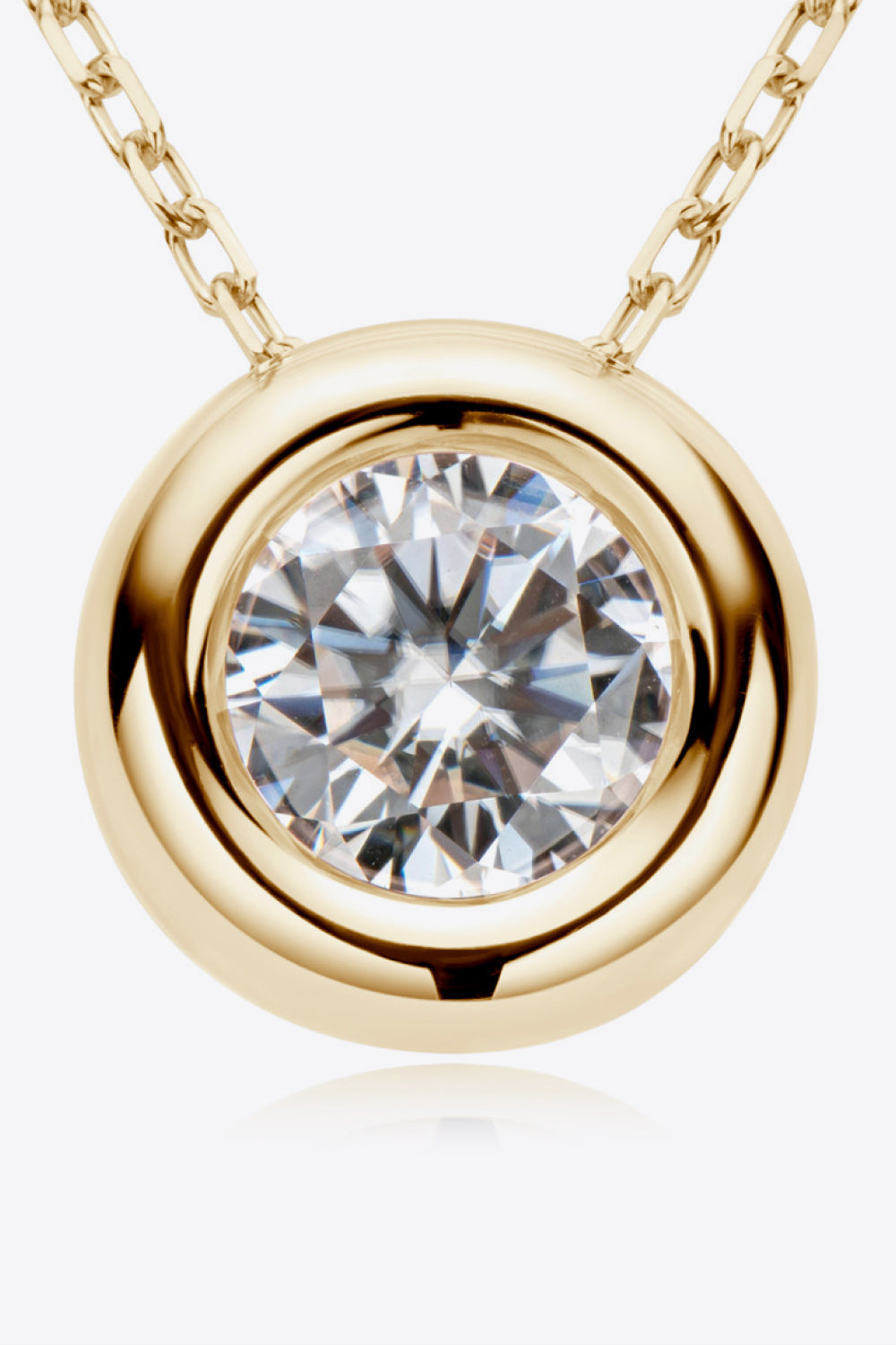 Adored 1 Carat Sparkala™ Pendant 925 Sterling Silver Necklace (Platinum-Plated Fine Silver) - DestGlow