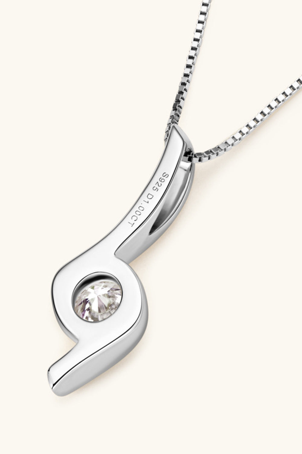 1 Carat Sparkala™ Platinum-Plated 925 Sterling Silver Necklace - DestGlow