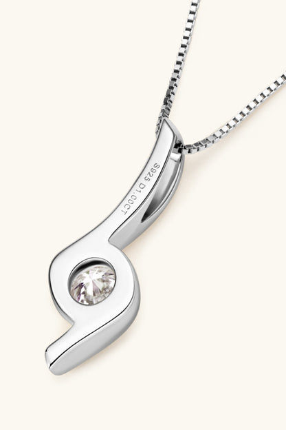 1 Carat Sparkala™ Platinum-Plated 925 Sterling Silver Necklace - DestGlow